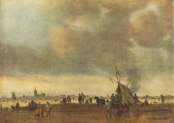 GOYEN, Jan van Winter oil painting picture